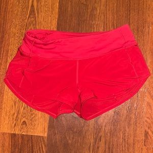 Lulu Lemon Speed up shorts Size:4 Length:2.5
